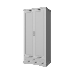 Шкаф VALENCIA 2DG1S Серый