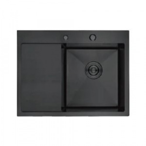Мойка врезная нерж. 58х48 ПРАВАЯ AFLORN 3,0 ГРАФИТ
