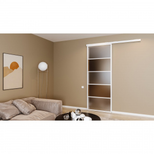 Раздвижные перегородки в проем 1 дверь 800х2100 стекло бронза/бронза сатинат