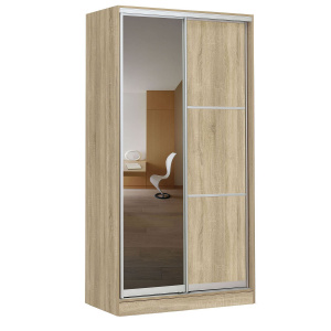 Шкаф-купе 2-х дверный 1210х445 ВАРИАНТ 4 Дуб сонома