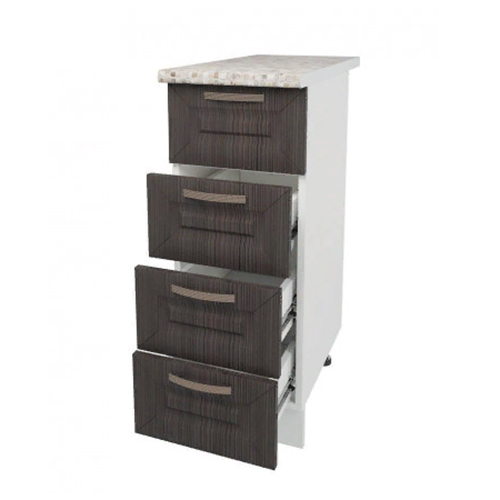 Модуль Стол разделочный Н300-4Я Агава темная