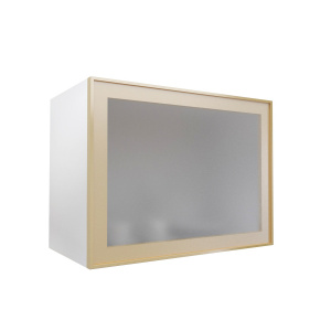 Фасад со стеклом из алюминиевого профиля 600х450