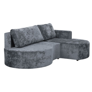 Угловой диван Каир (Левый) PLUSH GRAPHITE