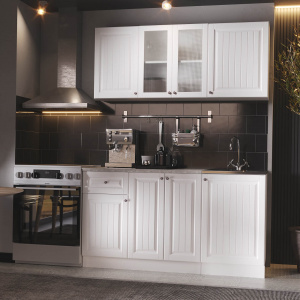 Кухня Хозяюшка 1,5 Акация белая