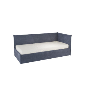 Кровать с подъемным механизмом Квест (Тахта) 90х200 топаз (велюр)