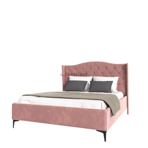 Кровать с подъемным механизмом НК TANGO 1400х2000 Велюр Розовый