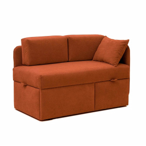 Диван-кушетка Патти 123 Эпик 45 Оранжевый правый