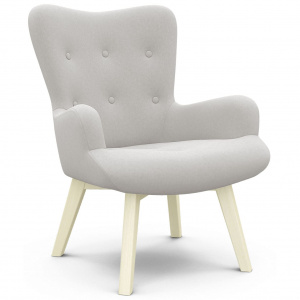 Кресло отдыха Комфорт-7 SENSEY WHITE SAND/Бесцветный