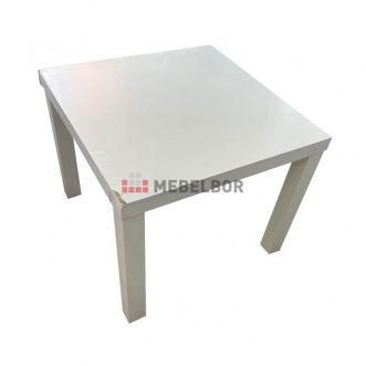 Кофейный столик 550x550 Белый
