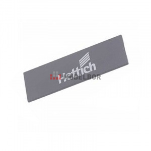 Заглушка для ящика InnoTech Atira с лого Hettich, пластик, цвет серебристый