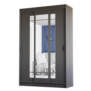 Шкаф-купе БРУНО 4 Графит