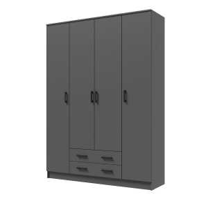 Шкаф Квадро без зеркала Графит