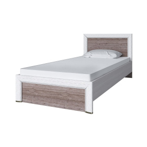 Кровать односпальная 90 OLIVIA Вудлайн крем/дуб анкона