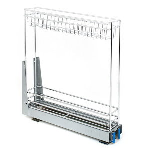 Бутылочница выкатная на 2 полки, модуль 150 мм