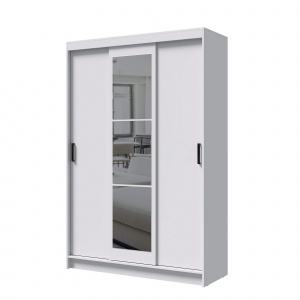 Шкаф-купе БРУНО 6 Белый гладкий