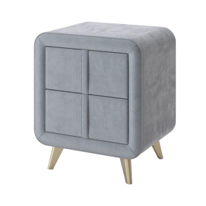 Тумба прикроватная Софи 2 оникс (велюр)