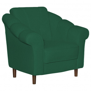 Кресло отдыха Ника Новое CATANIA IZUMRUD/Орех