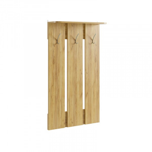 Вешалка Реал 1 дуб крафт золотой