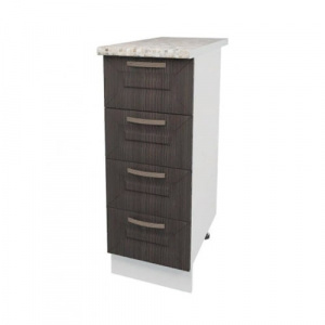 Модуль Стол разделочный Н300-4Я Агава темная