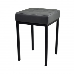 Табурет Олимпик черный муар/Santorini 0422