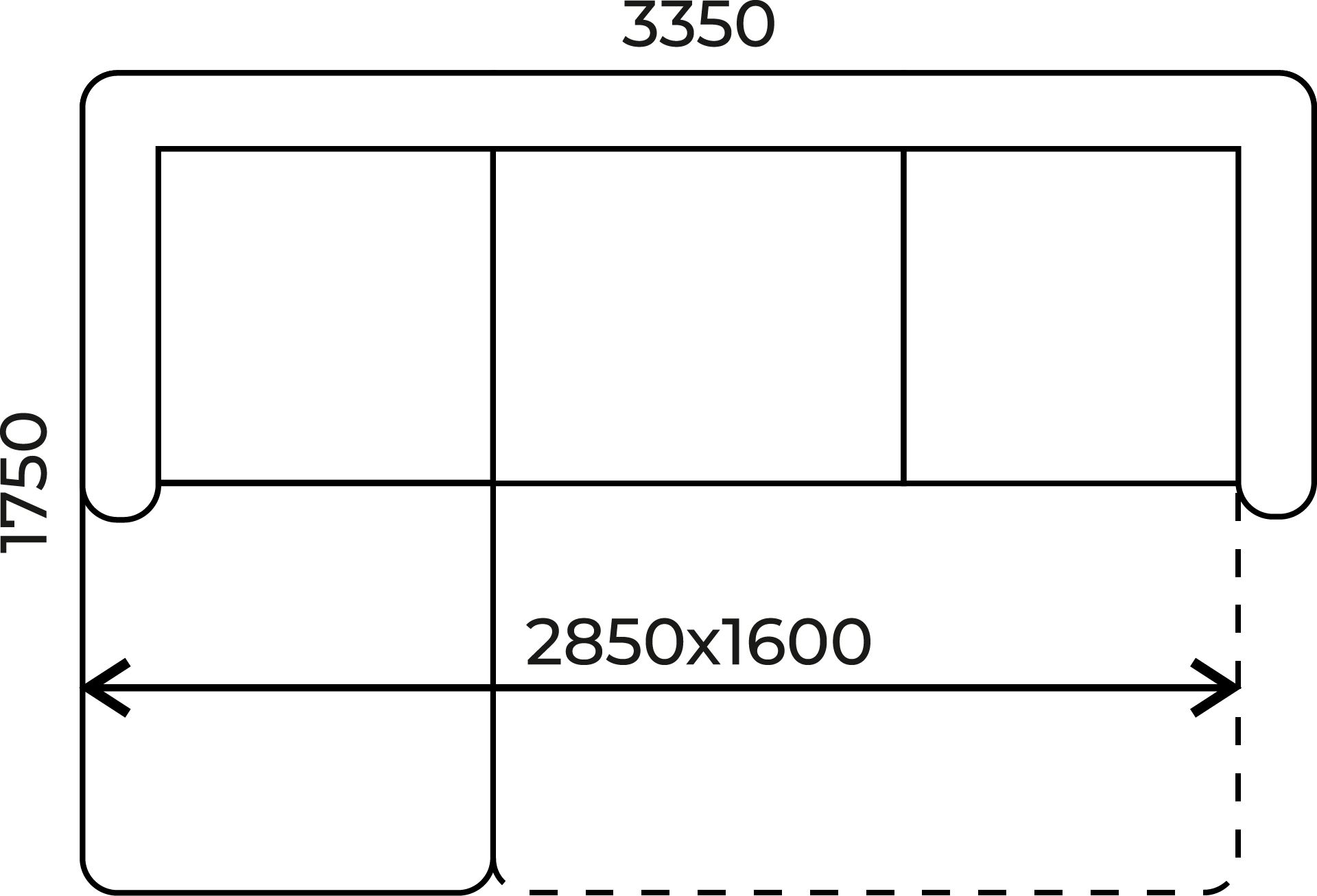 Угловой диван Релакс