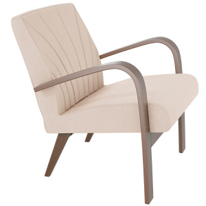 Кресло для отдыха Шелл орех антик шпон/Maxx 100