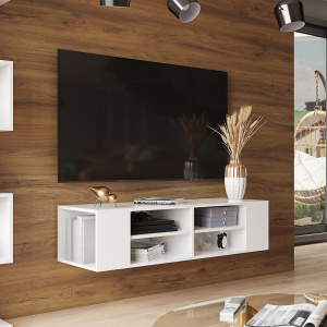 Тумба ТВ Кандия белый