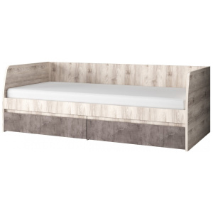 Кровать детская 90-2 JAZZ Каштан найроби/Оникс