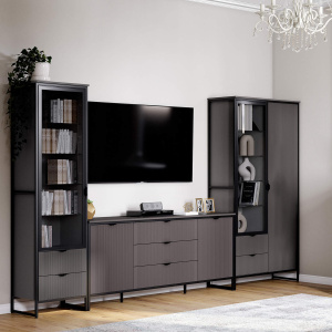 Гостиная Нора №1 Металл Бруклин/Графит