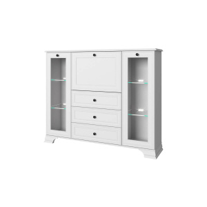 Тумба 2V1D3S TIFFANY Белый