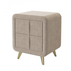 Тумба прикроватная Софи 2 капучино (велюр)