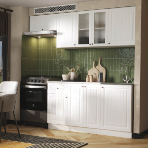 Кухня Хозяюшка 2,1 Акация Белая