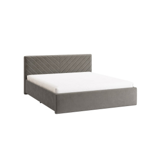 Кровать с подъемным механизмом Сандра 2 160х200 латте (велюр)