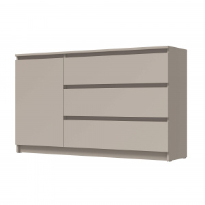 Комод ВЕГА 1Д-3Я Сатин