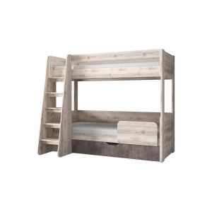 Кровать двухъярусная JAZZ Каштан найроби/Оникс