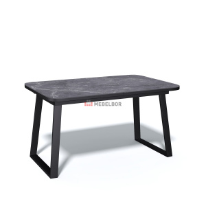 Стол обеденный Kenner AZ1200 черный/керамика черная