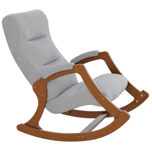 Кресло-качалка Роули орех антик/Ultra Smoke