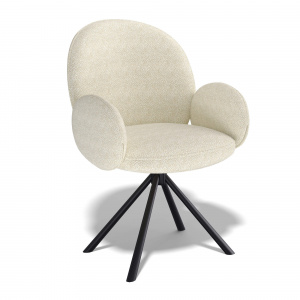 Стул Kenner 312SD черный/бежевый E30