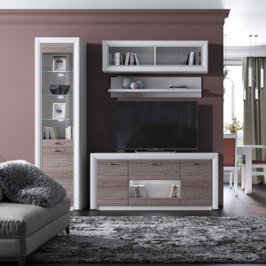 Гостиная OLIVIA Вудлайн крем/дуб анкона