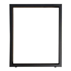 Опора для стола П-образная, 30х60, 725x595+5мм, усиленная, черный матовый (RAL9004)