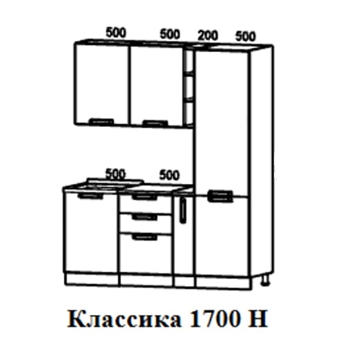 Кухня Классика 1700Н