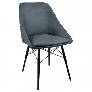 Стул Монти ST Люкс черный муар/Плутон 101