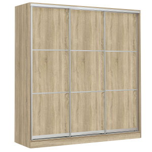 Шкаф-купе 3-х дверный 2020х590 ВАРИАНТ 3 Дуб сонома