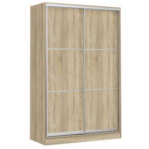 Шкаф-купе 2-х дверный 1540х590 ВАРИАНТ 3 Дуб сонома