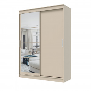 Шкаф-купе ГРАНД 1 1,6 Сатин/Зеркало/Сатин ЛДСП