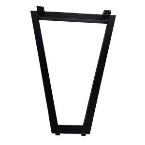 Опора для стола V-образная, 40х40, 725x550х200+5мм, усиленная, черный матовый (RAL9004)