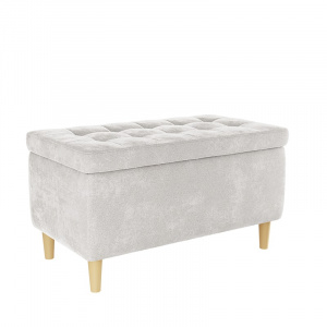 Пуф Чарли 2 галька (велюр)