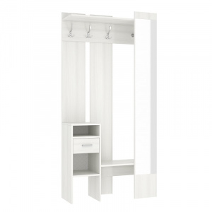 Прихожая Агата белый рамух