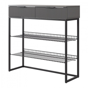 Обувница Классная 1 графит/черный муар