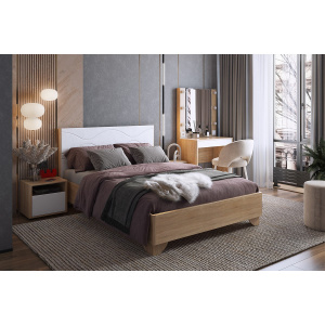 Спальный гарнитур Зара К4 дуб сонома/белый